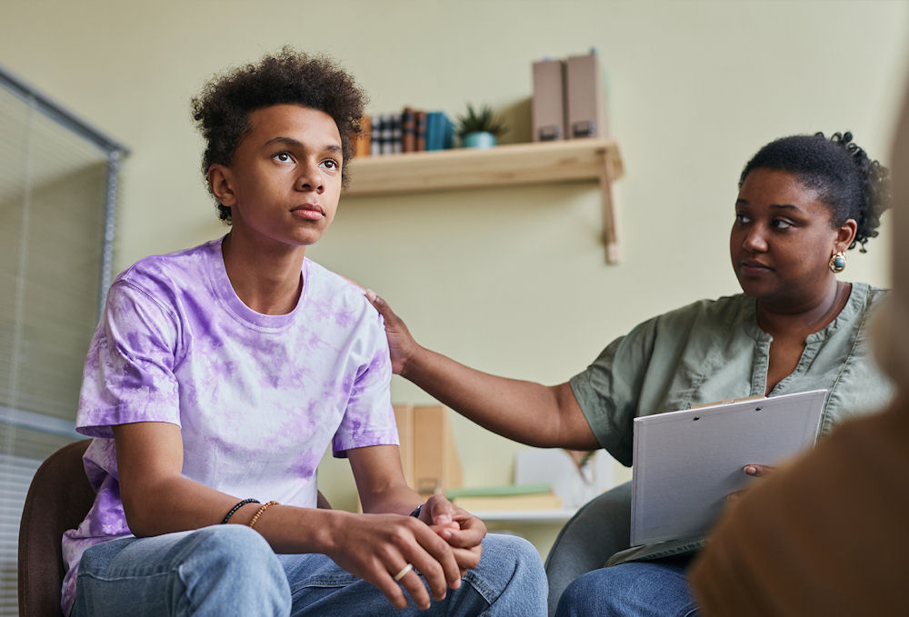 get a teenager to talk about their feelings