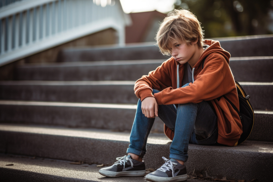depressed teen